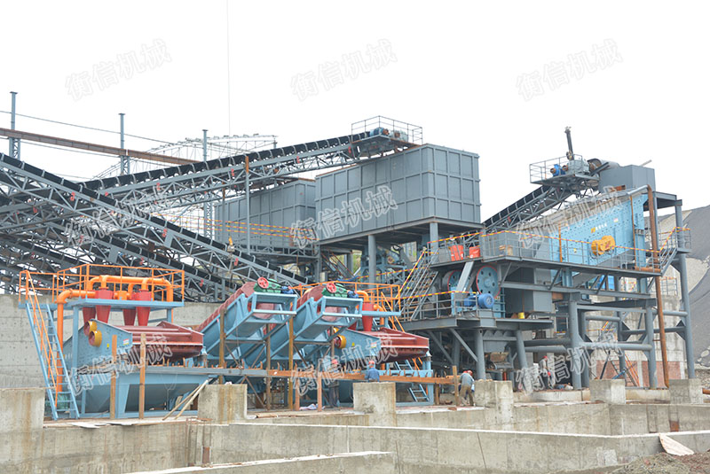 四川眉山時(shí)產(chǎn)600噸砂石生產(chǎn)線(xiàn)項(xiàng)目
